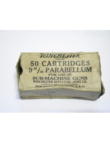 Boite vide 9 Para US Winchester 1944 Ref C59 26