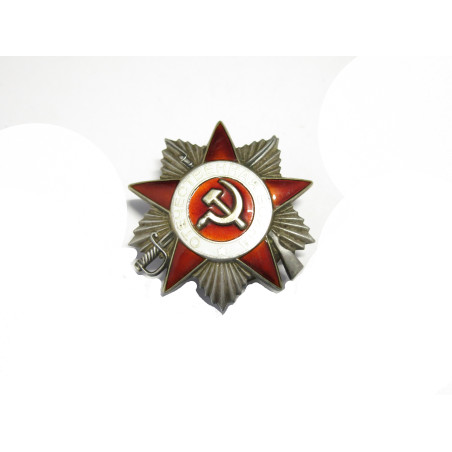 Ordre Russe de la guerre nationale 2 classe original numeroté ref bo 20