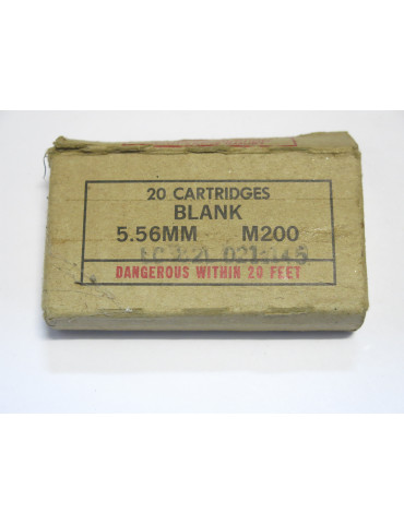 Boite vide cartouches calibre 5.56 blank M200 ref C60 