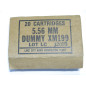 Boite  vide cartouches calibre 5.56 dummy XM 199 ref c 60 