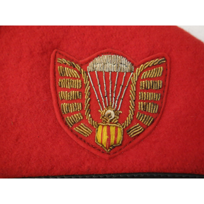 Béret Parachutiste ARVN US Vietnam insigne cannetille ref be120