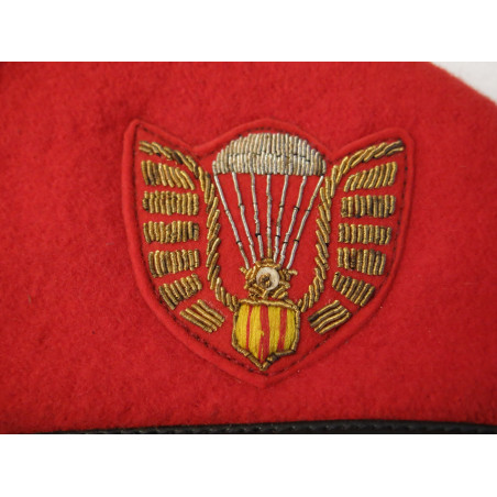 Beret Parachutiste  ARVN US Vietnam insigne canetille ref be110