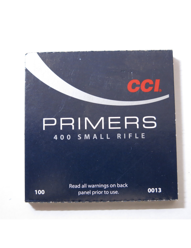 Amorces CCI 400 small rifle primers 