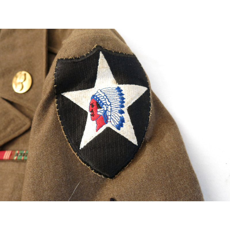 Blouson original officier 2 nd division Indian Head ref ve 99