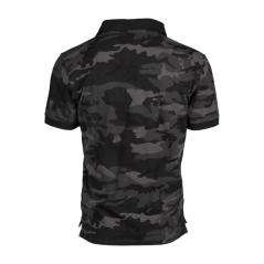 Polo en coton dark camo