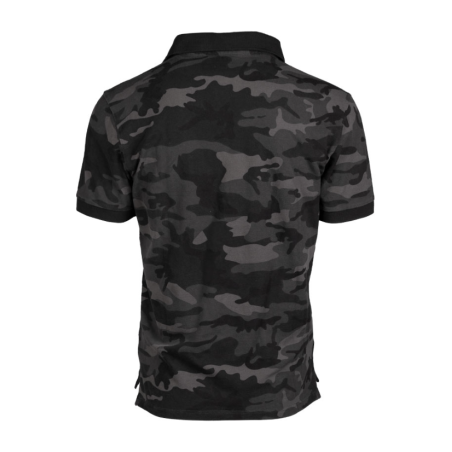 Polo en coton dark camo