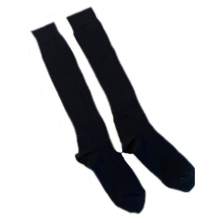 Paire de chaussettes en laine noire de l'armée française hiver et mi saison