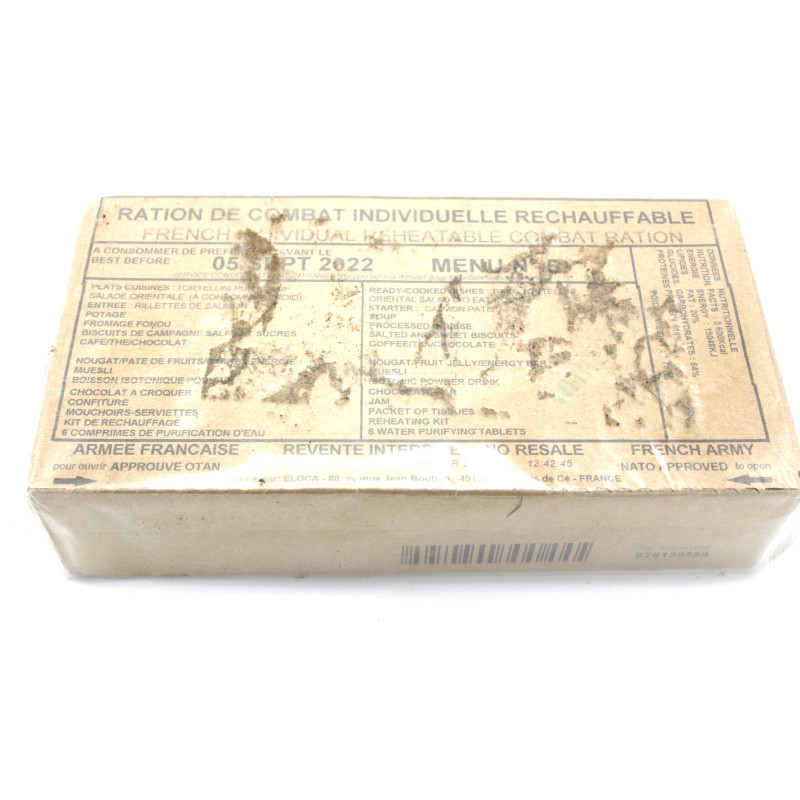 Ration individuelle de combat réchauffable de l'armée française