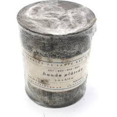 Boite de 3 bandes de plâtre du service de santé des armées françaises de 1955
