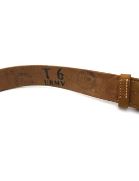 Ceinture réglementaire en cuir de l'armée française T6