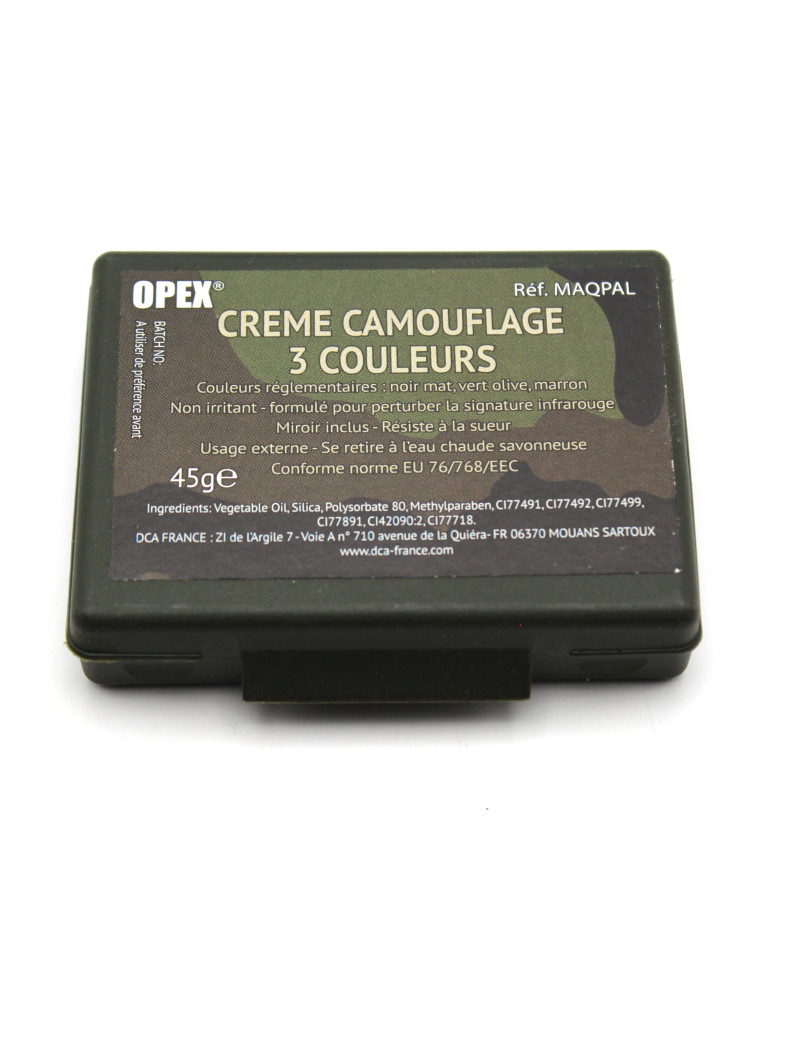 Crème camouflage 3 couleurs OPEX