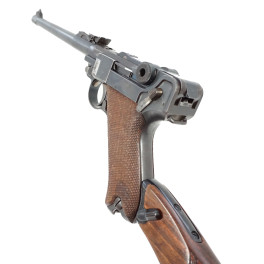 Crosse P08 Luger type carabine à poignée Pistolet vernie