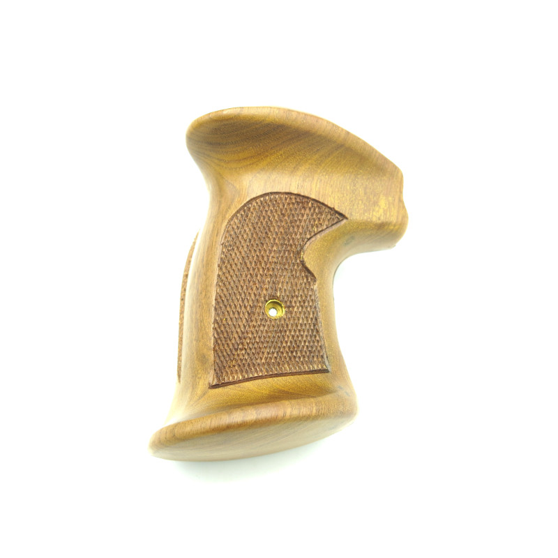 Paire de plaquettes de crosse Jay Scott pour Smith et Wesson  Outdoorsman 38/44 /357 mag ref 421 checkered 