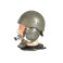 Casque tankiste France 1970 ref ca 58  box 600 
