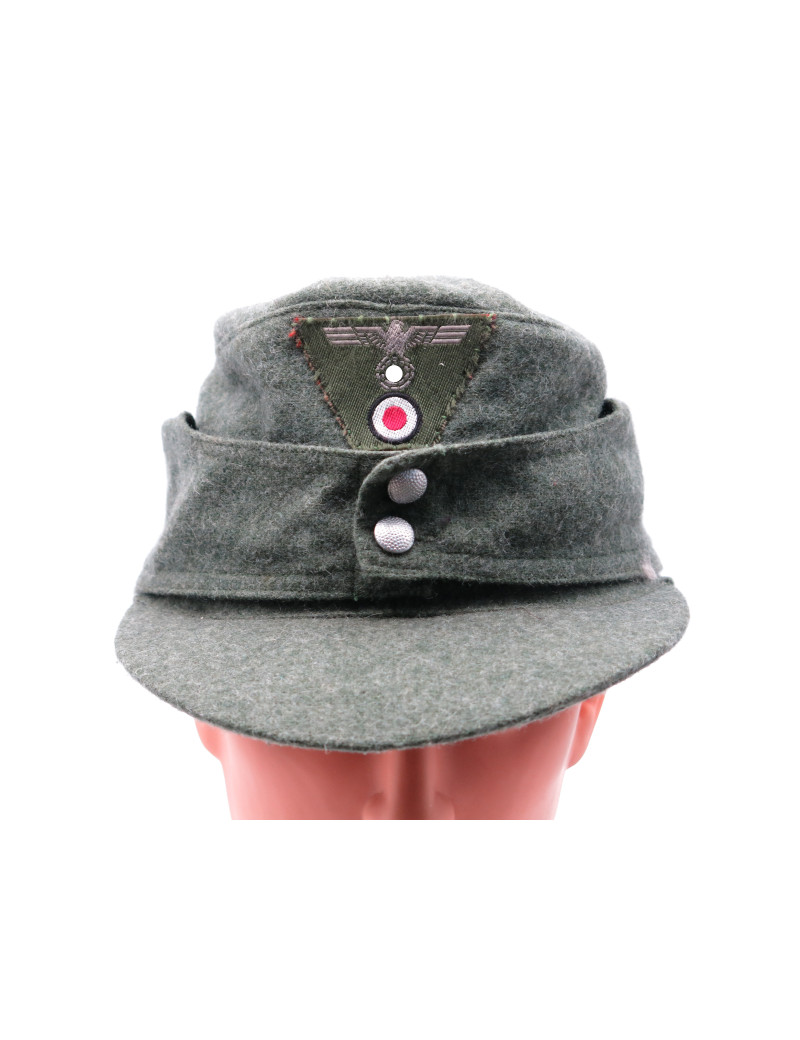 Casquette Einheitsfelmutze Wehrmacht repro ref 69 box 600 