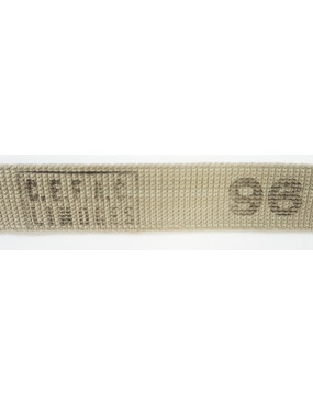 Ceinture réglementaire en toile de l'armée française 106cm Limoges