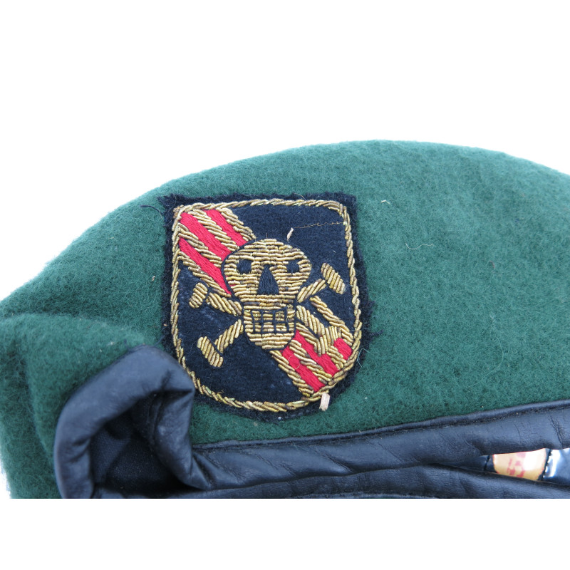 Béret speciales forces ARVN US Vietnam insigne cannetille ref be158