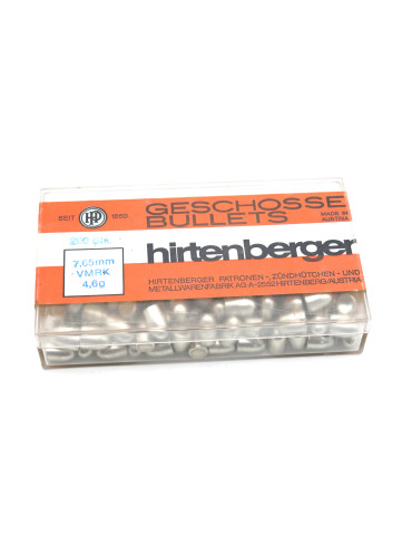 Boite de 100 ogives Hitenberger calibre 7.65 4.6 g fmj