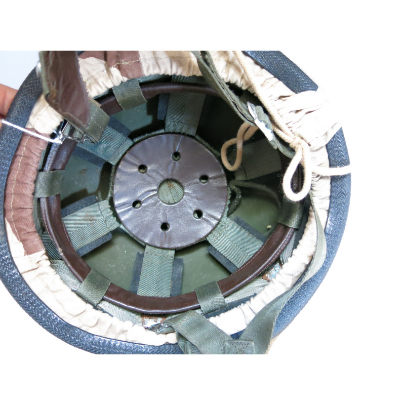 Casque français F1 1981 avec couvre casque Daguet ref 333 box 600