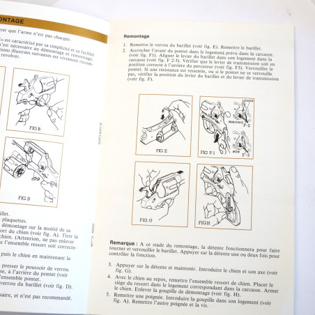 Manuel d'utilisation revolver Manurhin Special Police 