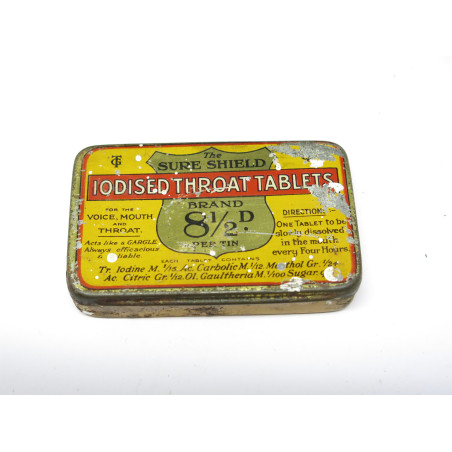 Box US Iodised throat tablets ww2   box 208