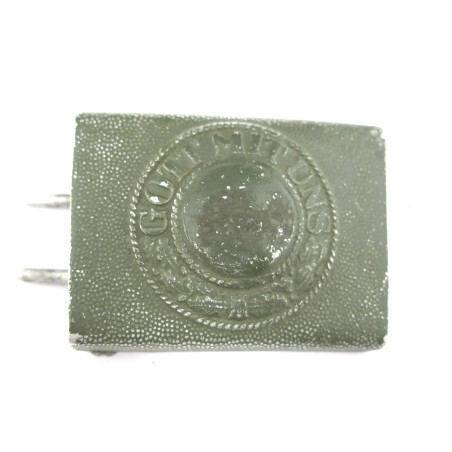 Boucle Alu originale de ceinturon Wermarcht 39/45 denazifiée ref 444 box 185