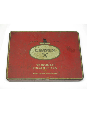 Boite metallique cigarettes CRAVEN US 39/45 box 208