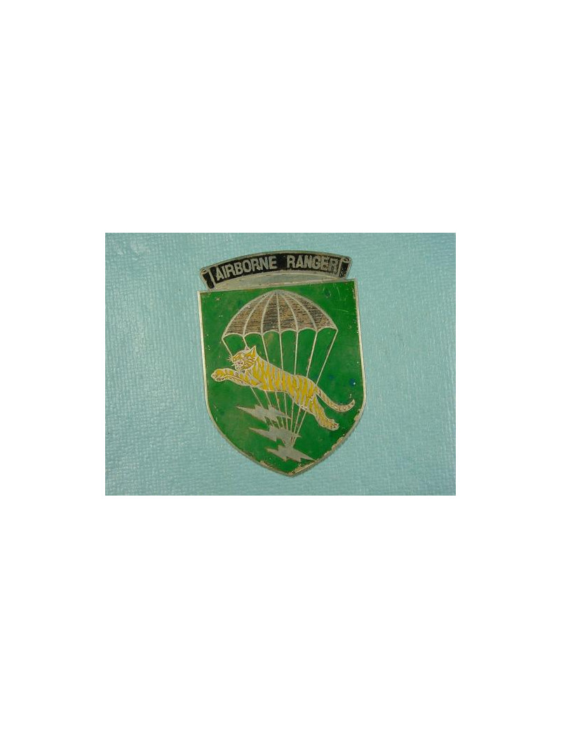 Plaque Airborne ranger originale ARVN Vietnam ref box 210