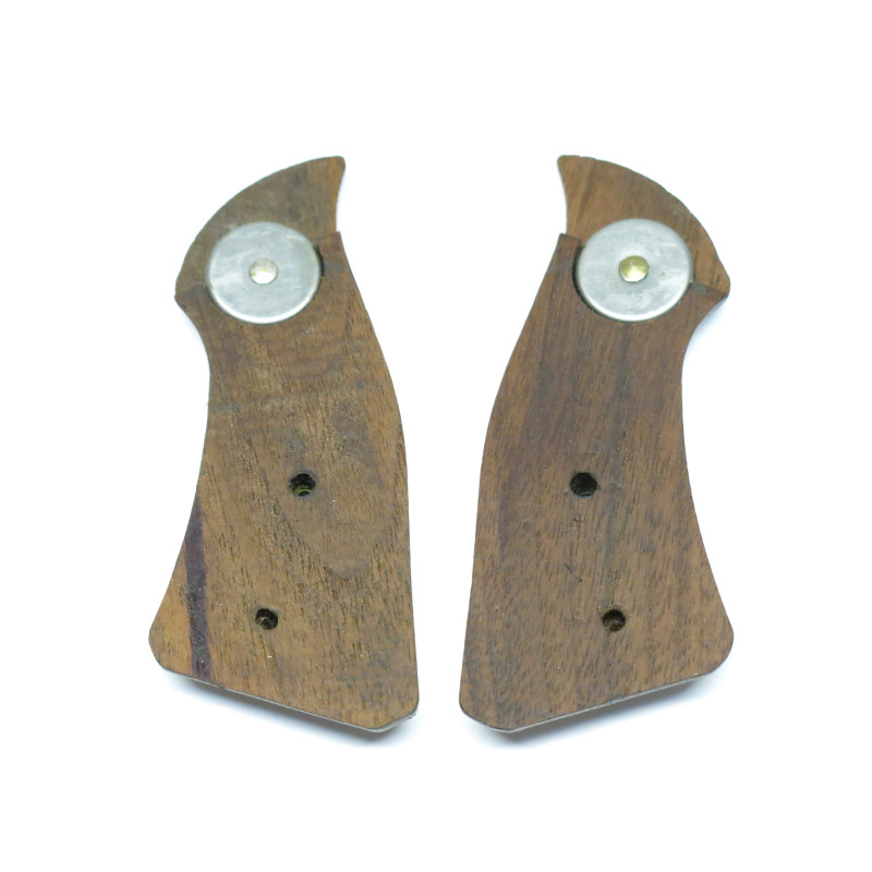 Paire de plaquettes de crosse  bois revolver Smith et Wesson  ref 99 box 217