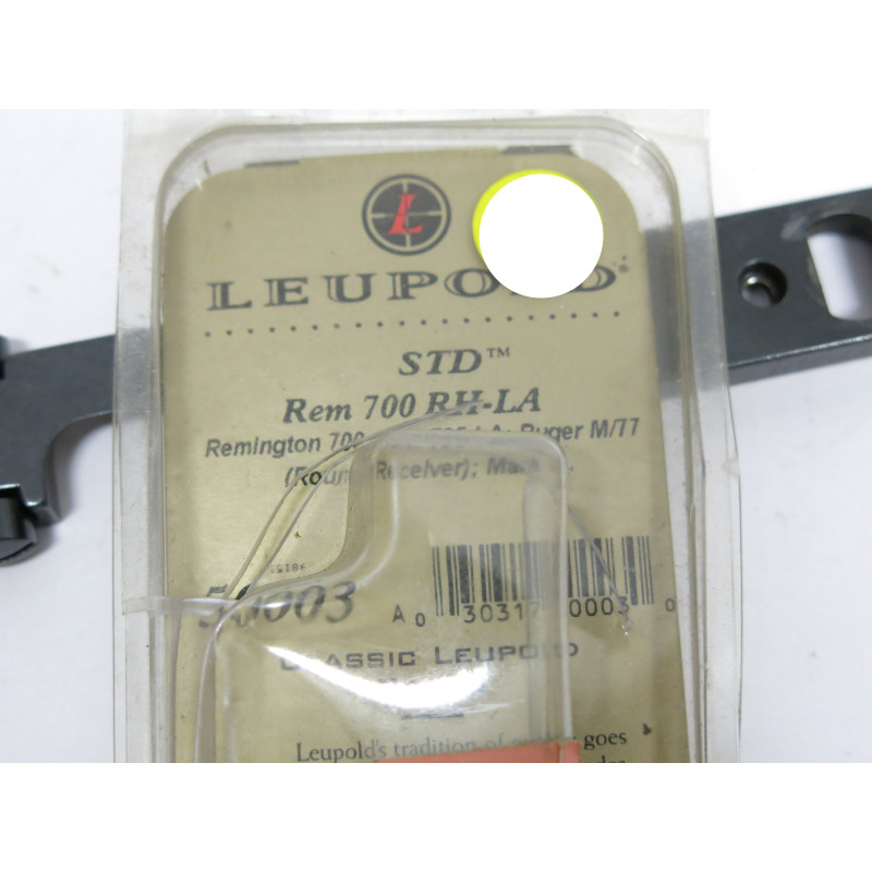 Support de lunette Leupold Rem 700 Ruger M/77 ref 240 box 218  