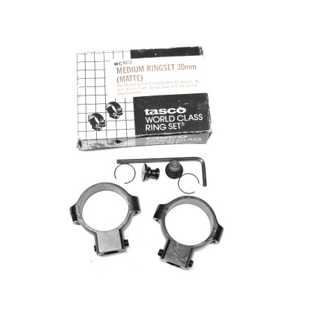 Collier  de lunette TASCO  diametre 30 mm   ref 899 box 218  