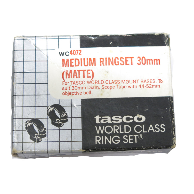 Collier de lunette TASCO diamètre 30 mm ref 899 box 218  