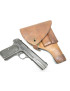 Superbe etui cuir PA Colt 1903 ou Browning 1907 Ref et 90