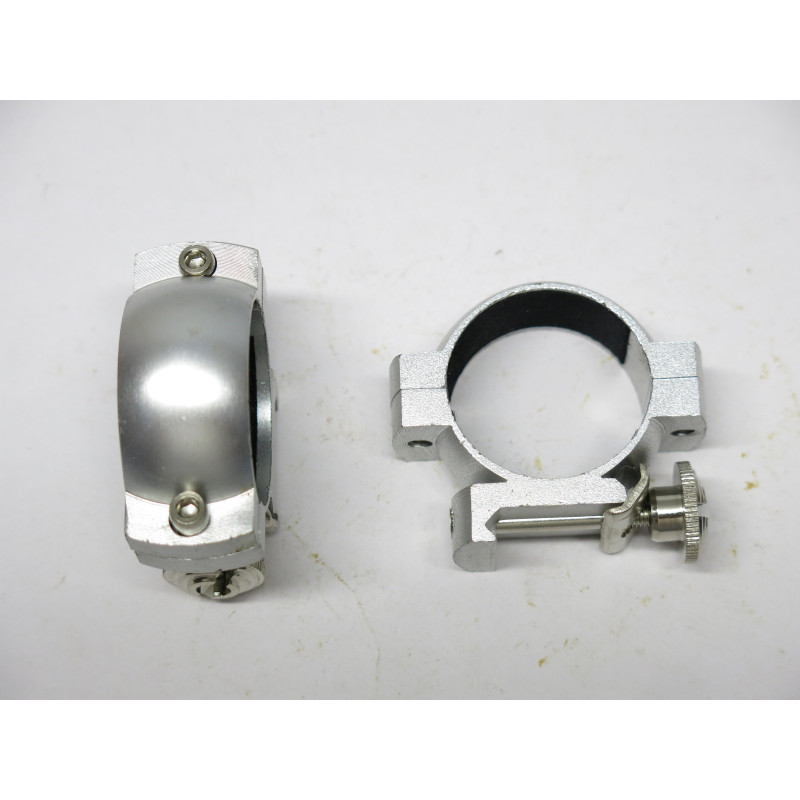 Collier  de lunette alu  blanc  diametre 30 mm  rail 20 mm ref  911  box 219