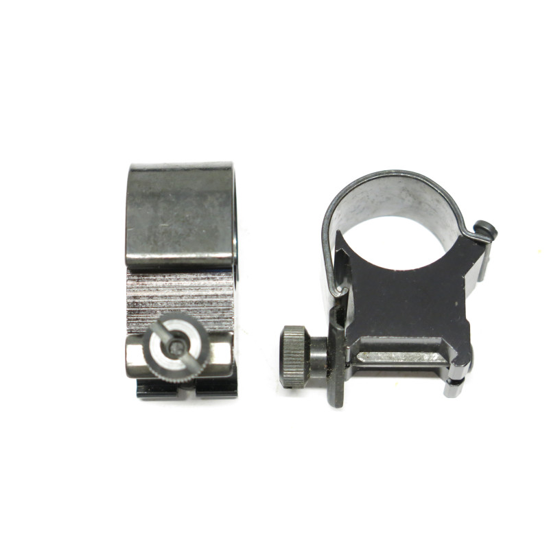 Collier  de lunette Weaver acier  noir  diametre 26 mm  rail 1 pouce ref  959  box 219