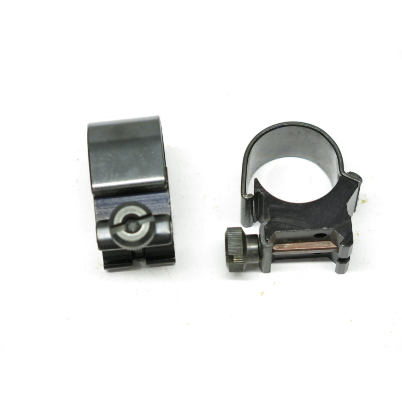 Collier  de lunette Weaver acier  noir  diametre 26 mm  rail 1 pouce ref  962  box 219