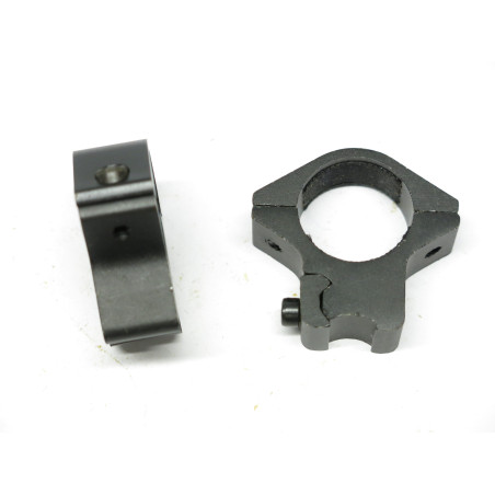 Collier  de lunette alu noir  diametre 26 mm  rail 1 pouce ref  988  box 219