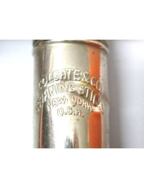 Petit pot inox US army Colgate Shaving stick ref 90 box 221 