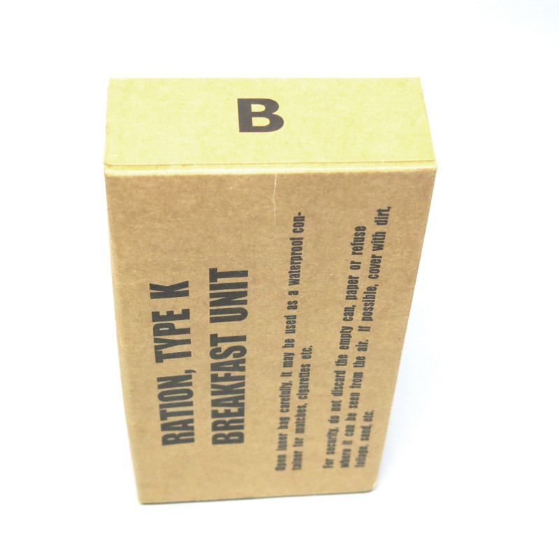 Ration type K Breakfast unit B ref 1 box 222    