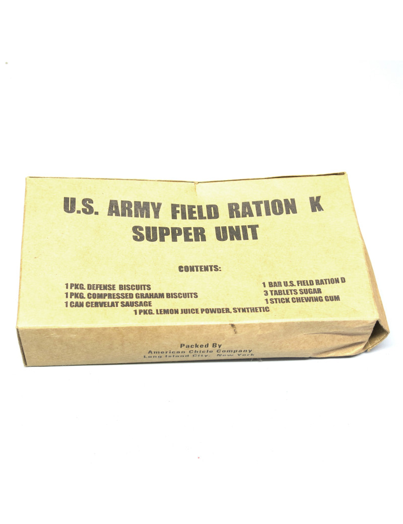 Ration type K Supper unit S ref 3 box 222 