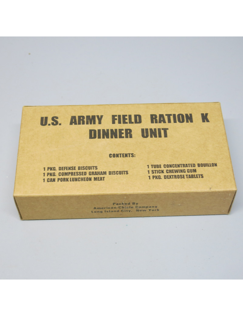 Ration type K DINNER D ref 6 box 222 