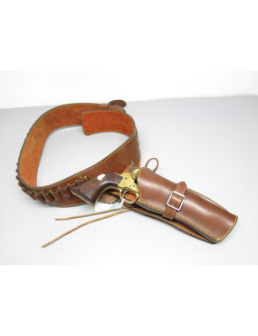 Etui cuir revolver poudre...