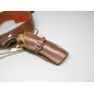 Etui cuir revolver poudre noire type western ref et 500