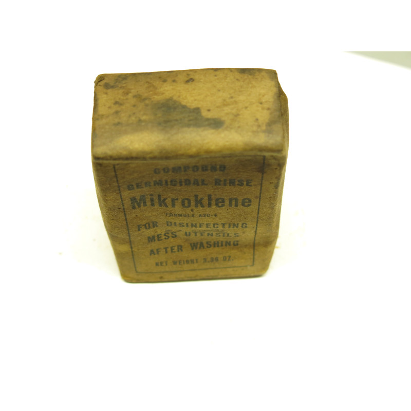 Paquet desinfectant Mikroklene US ww2  ref 444 
