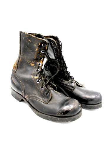 Bottes de combat originales US Vietnam taille 7 1/2 R datée 1972