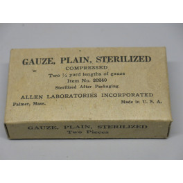 Pansement US ww2 gauze plain ref 28