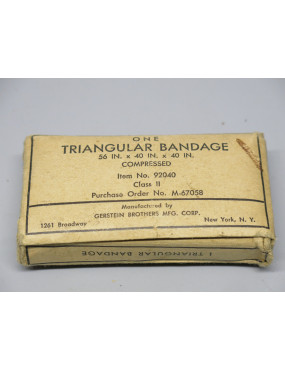 Bandage triangular US ww2...