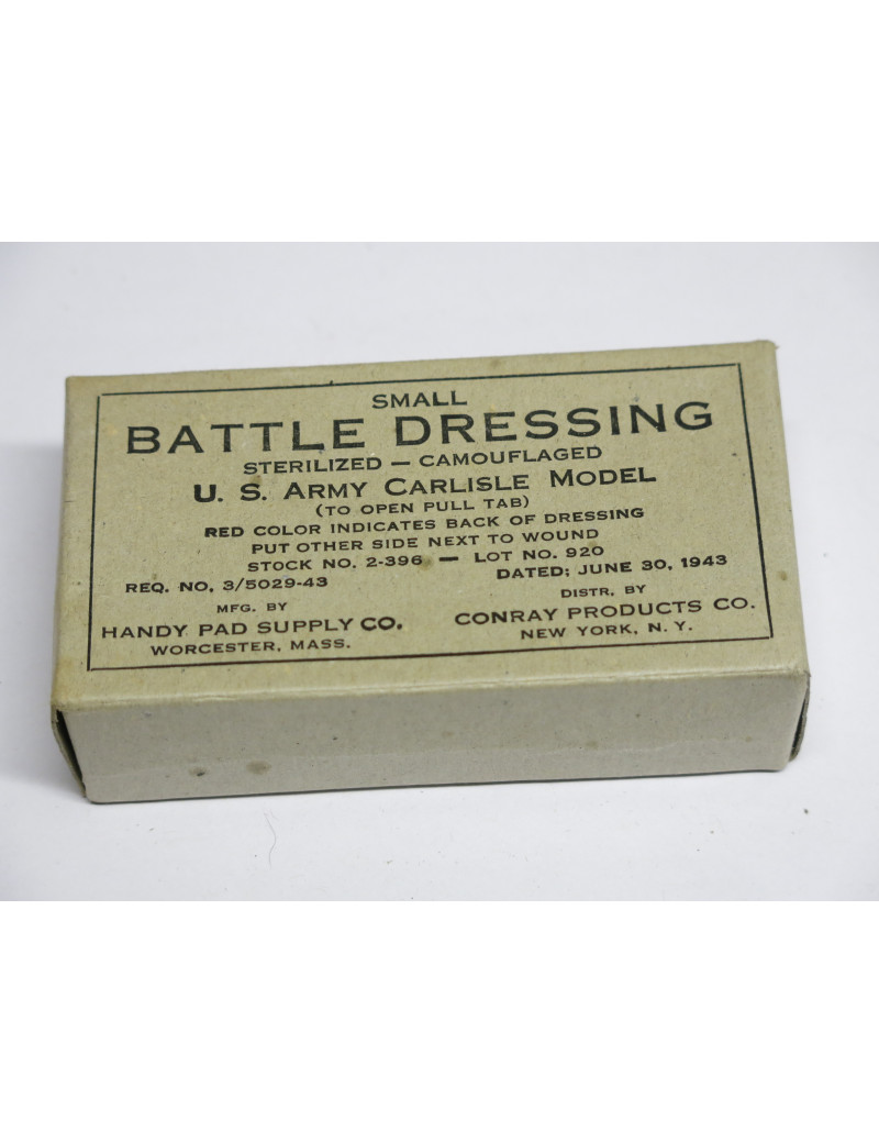 Pansement original Handy pad 1943 US ww2 ref 130