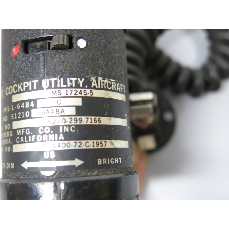 Lampe de cockpit Helico US Vietnam ref 44 