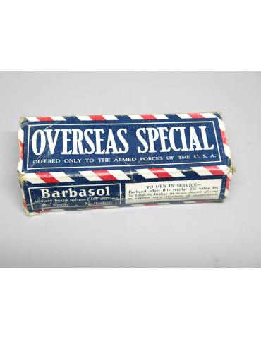 Boite vide Barbasol US ww2 ref 199 